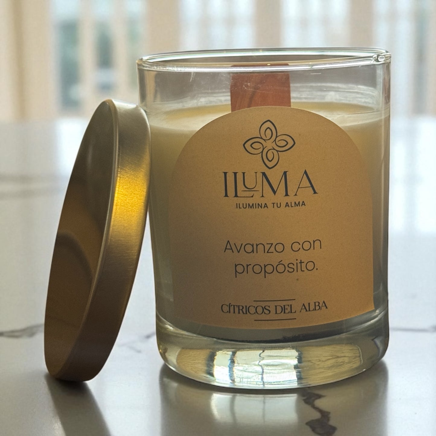 Vela con esencia de CITRICOS DEL ALBA