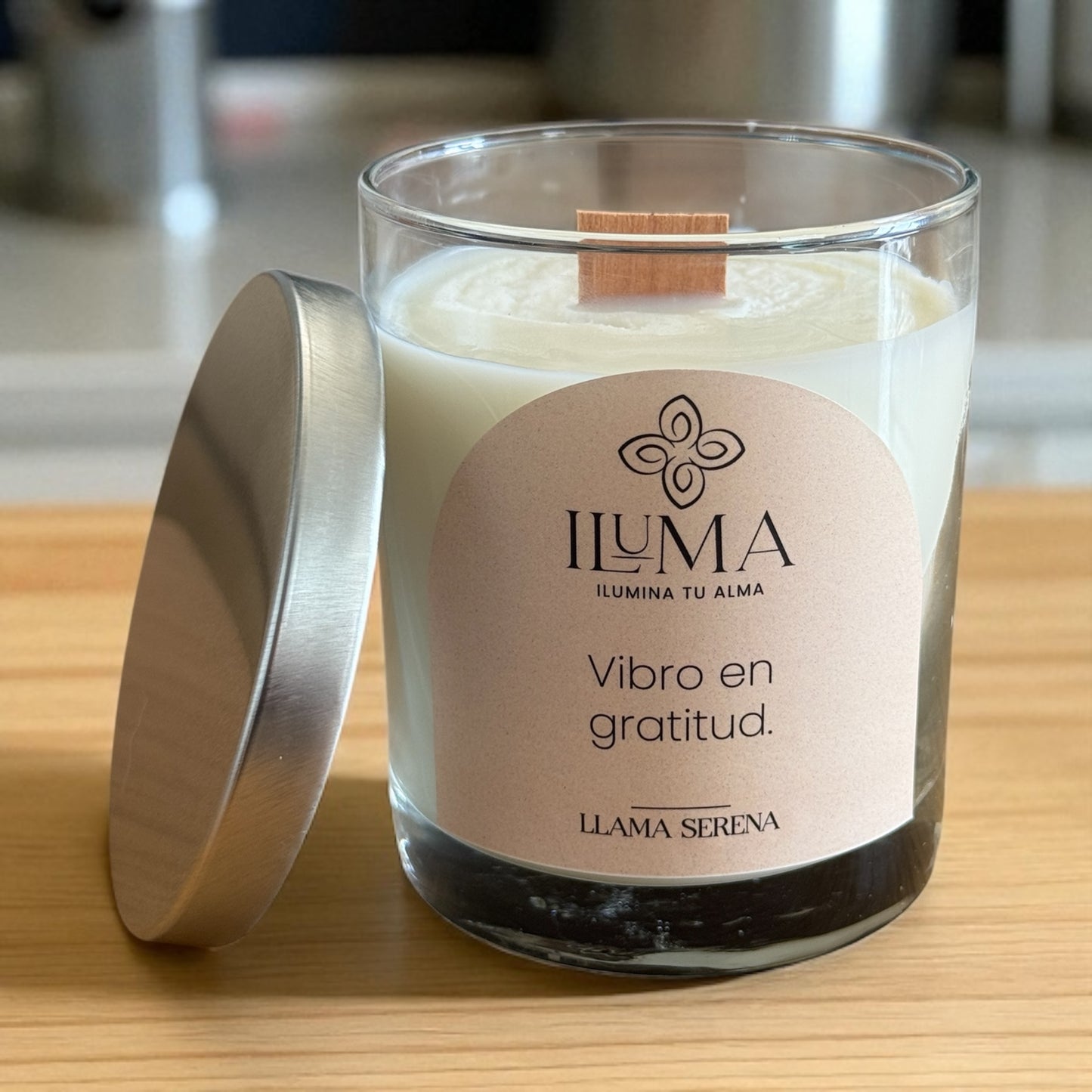 Vela con esencia de LLAMA SERENA