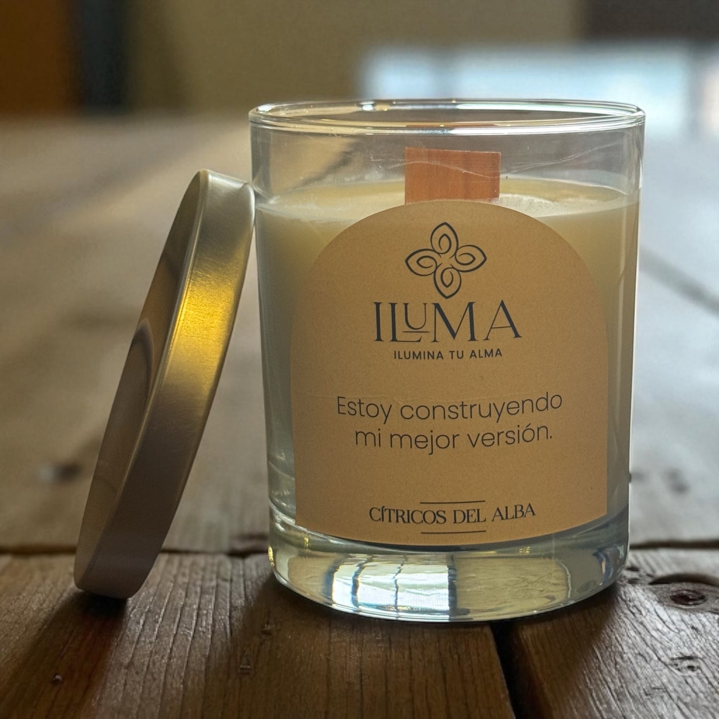 Vela con esencia de CITRICOS DEL ALBA