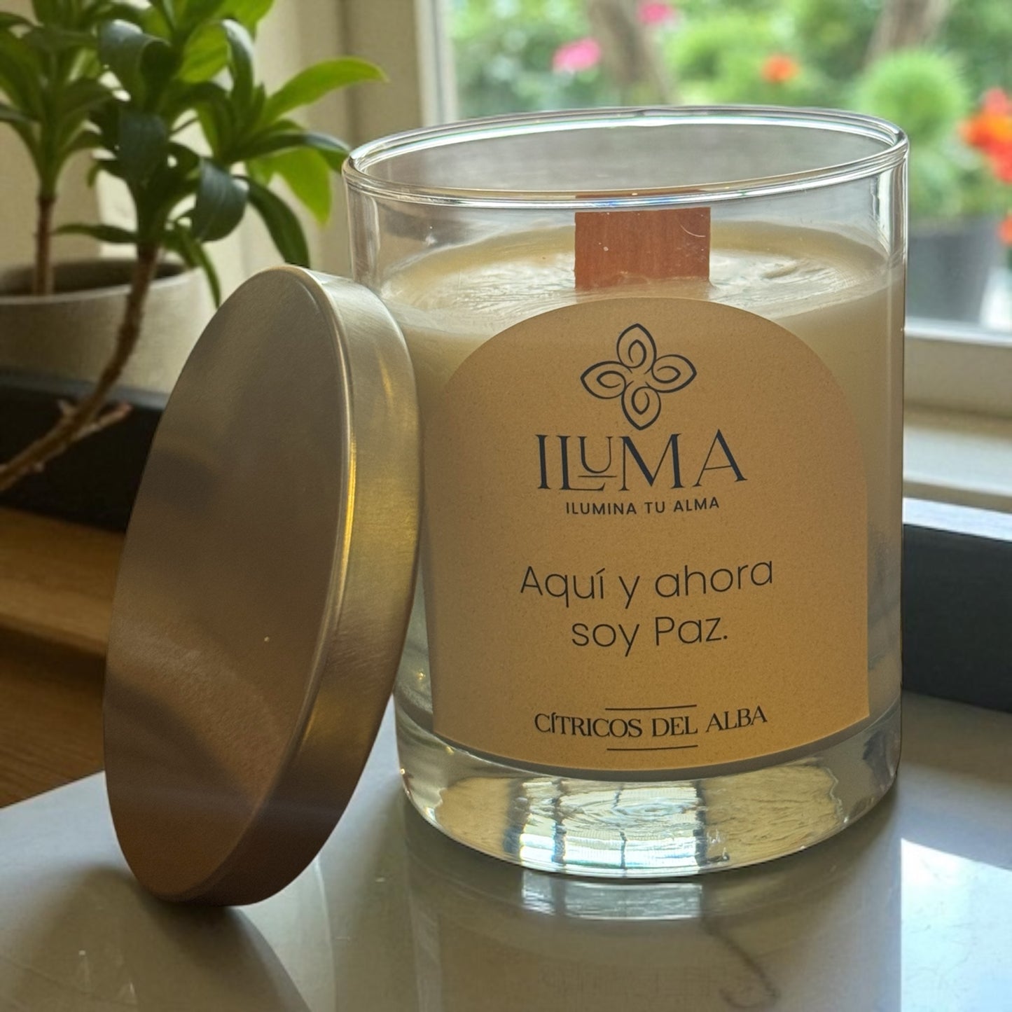 Vela con esencia de CITRICOS DEL ALBA