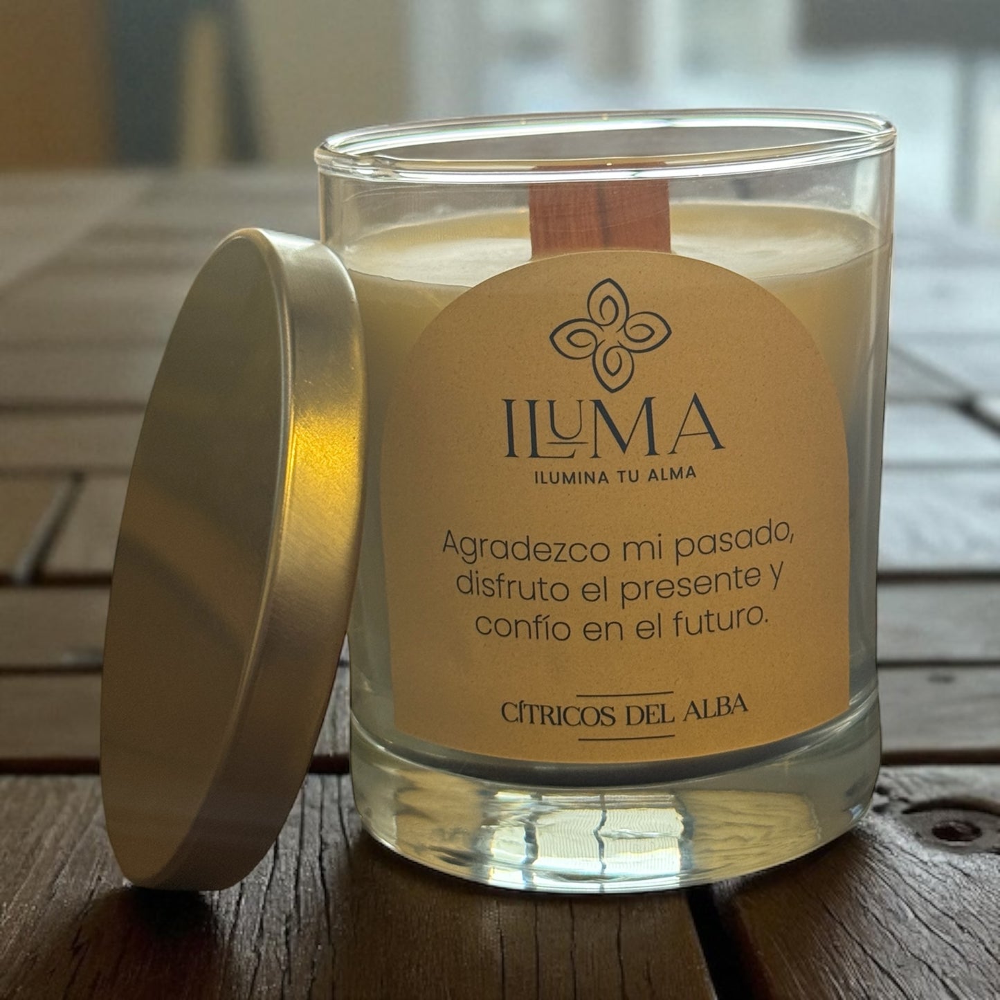 Vela con esencia de CITRICOS DEL ALBA