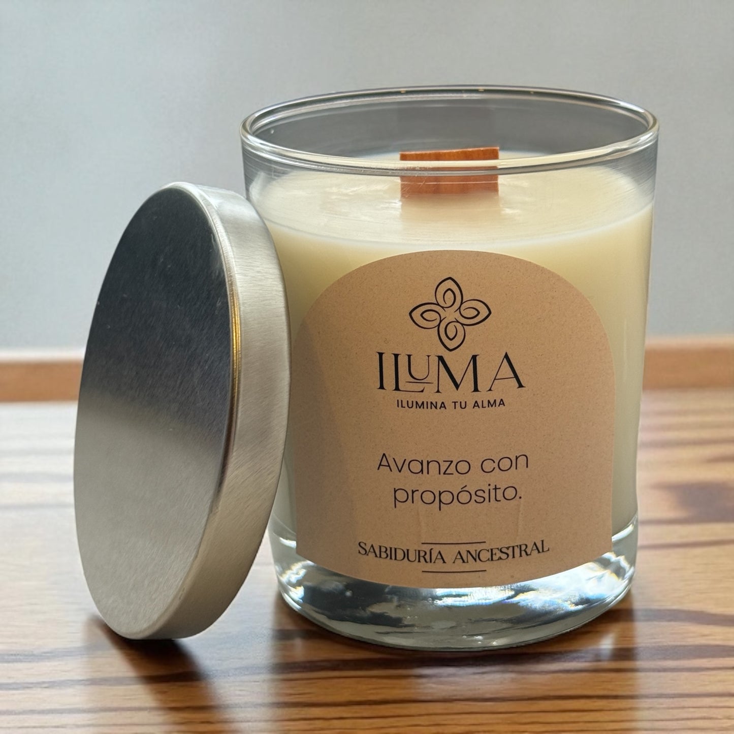 Vela con esencia de SABIDURÍA ANCESTRAL