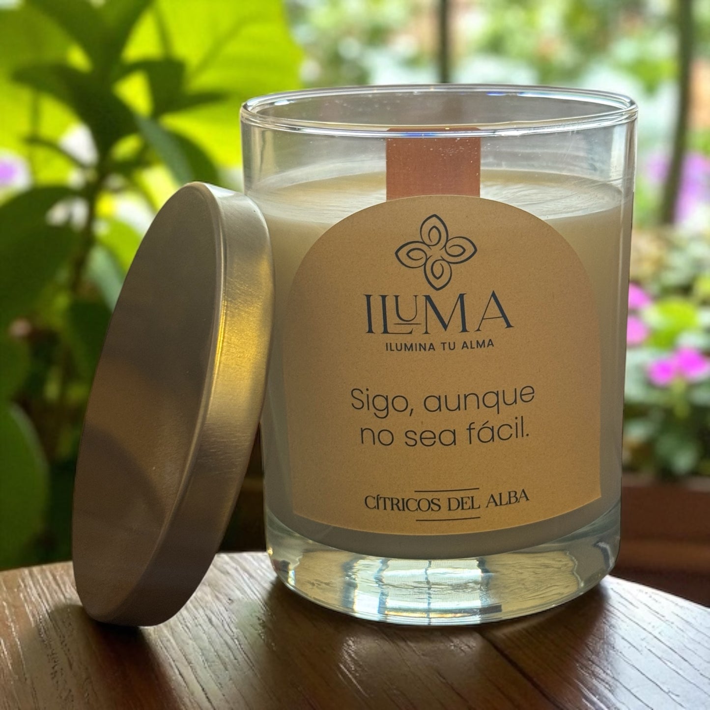Vela con esencia de CITRICOS DEL ALBA