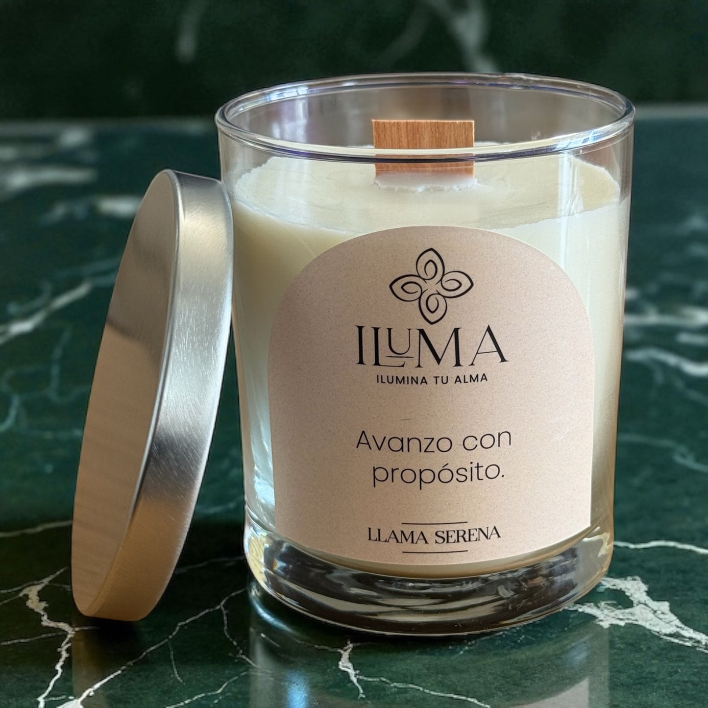 Vela con esencia de LLAMA SERENA