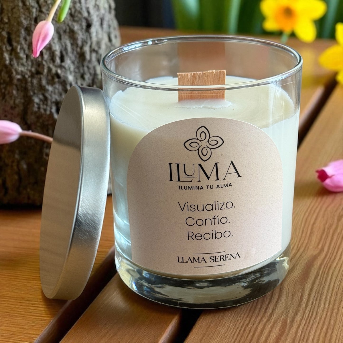 Vela con esencia de LLAMA SERENA