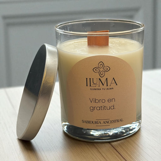 Vela con esencia de SABIDURÍA ANCESTRAL