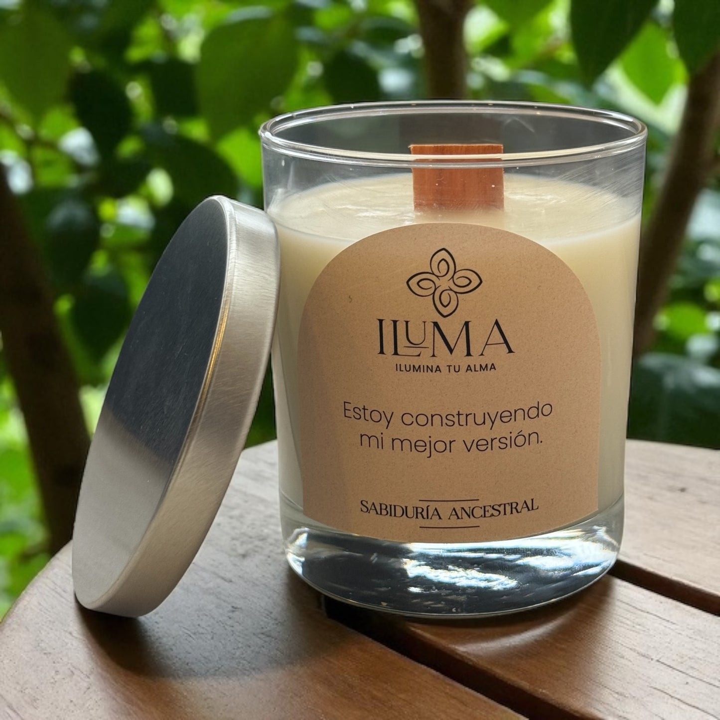 Vela con esencia de SABIDURÍA ANCESTRAL