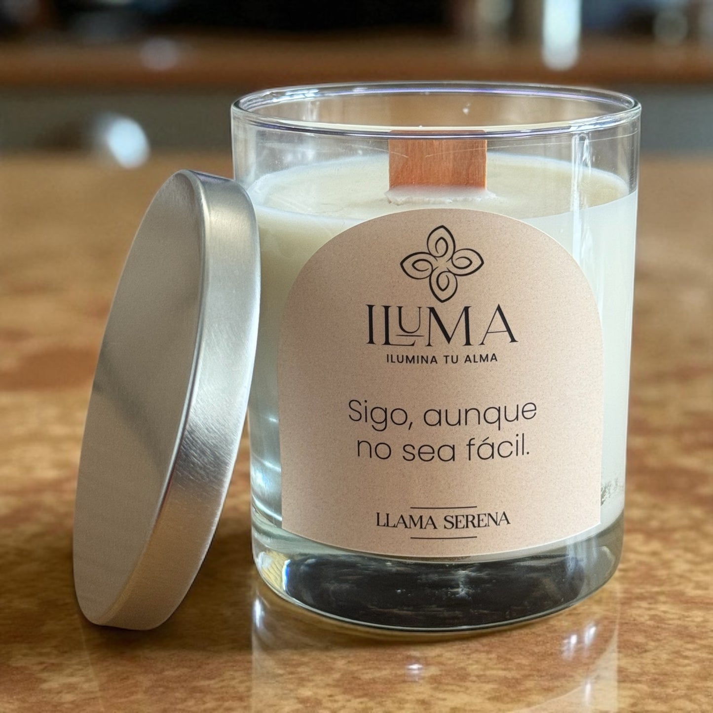 Vela con esencia de LLAMA SERENA