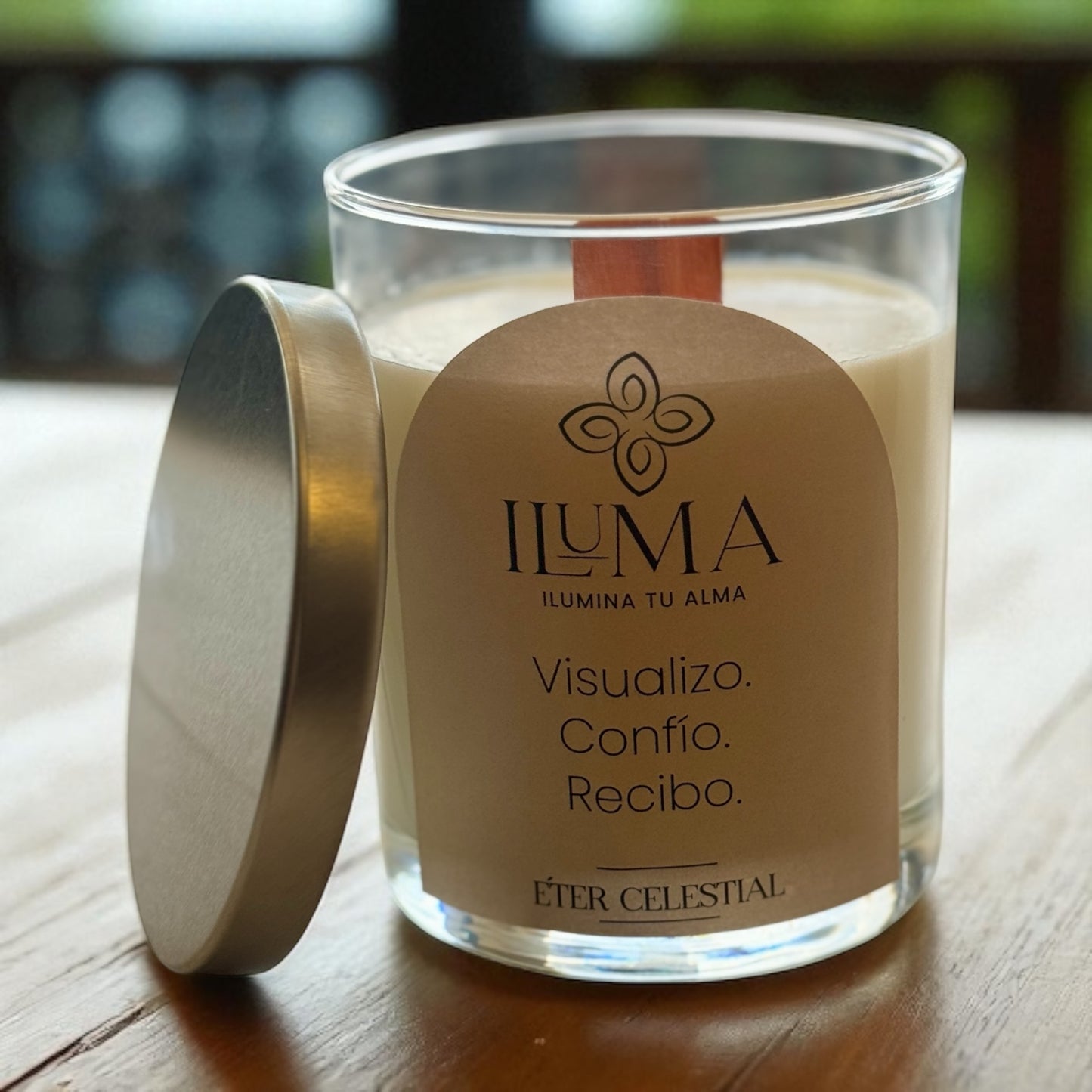 Vela con esencia de ÉTER CELESTIAL.